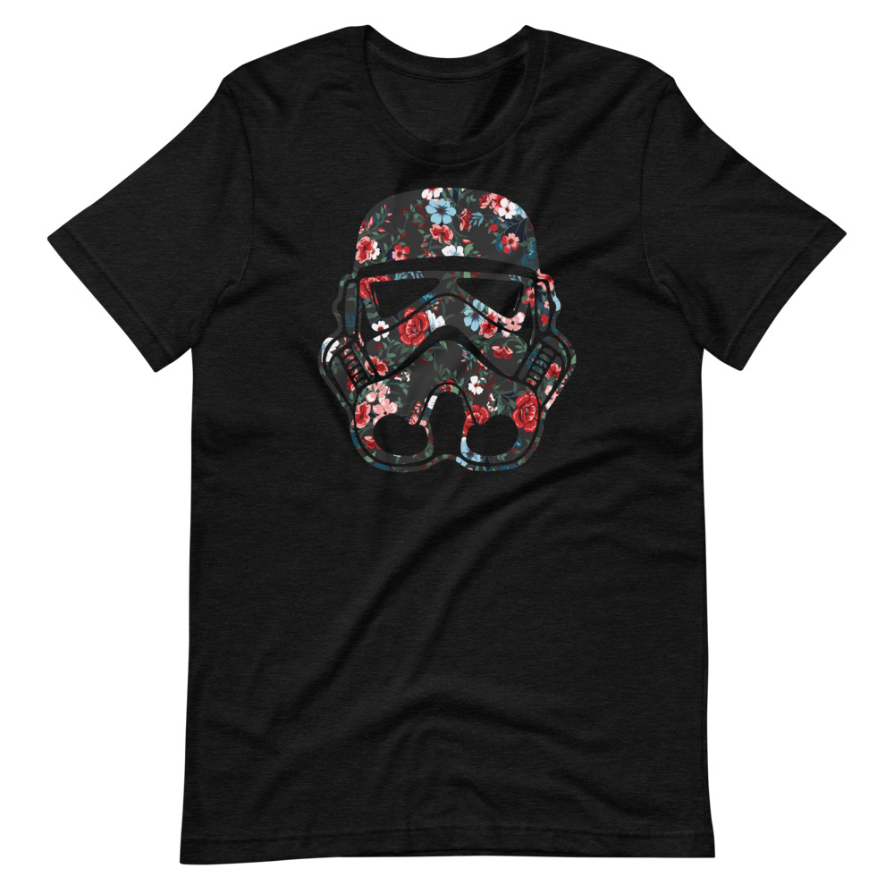 Floral Trooper - Short-Sleeve Unisex T-Shirt - Queerfulness